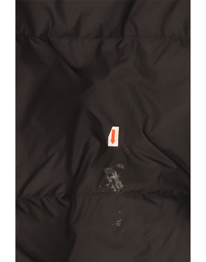 Giacca imbottita con cappuccio Nike da uomo UK 40 grande poliestere nero