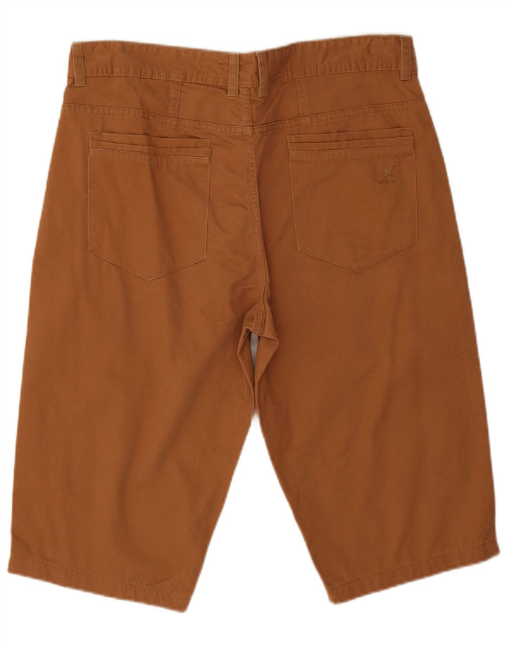 Pantaloncini chino da uomo Kangol medi W34 in cotone marrone
