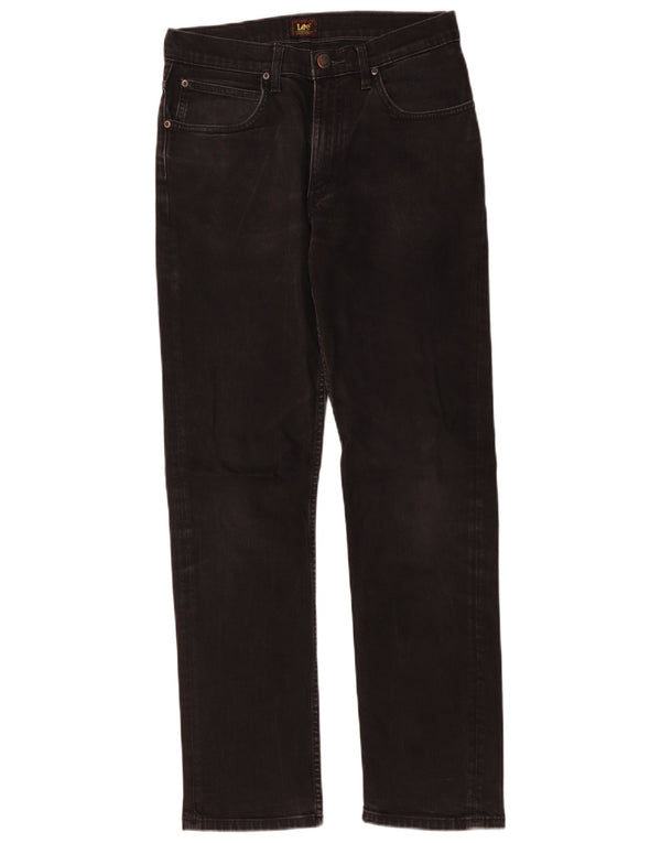 Jeans dritti dritti da uomo Lee Brooklyn W30 L32 cotone nero