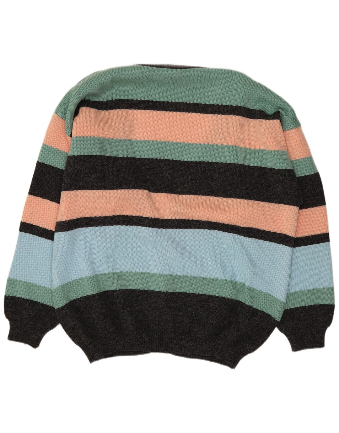 Maglione cardigan da uomo VINTAGE IT 52/54 Grande Fair Isle multicolore