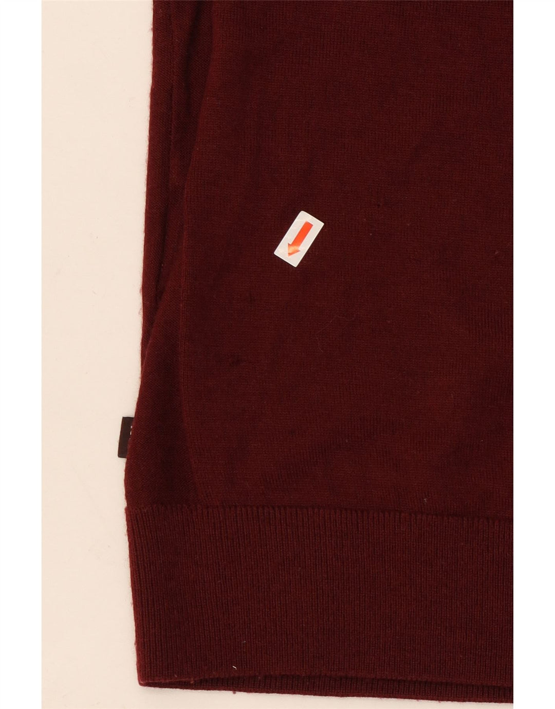 MICHAEL KORS Maglione da uomo girocollo grande lana bordeaux
