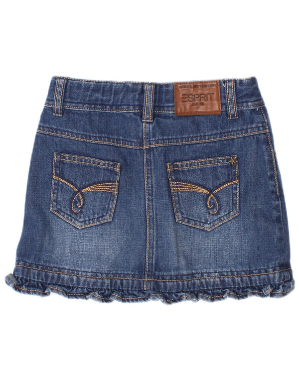 Gonna in denim per ragazze Esprit 6-7 anni W20 Blu Cotone