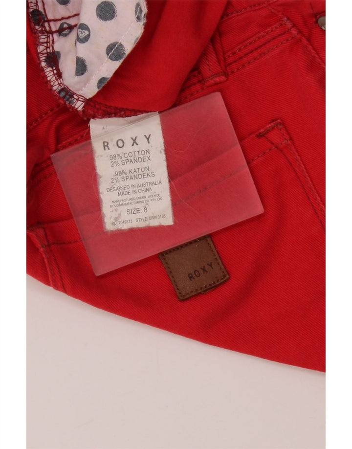 Jeans skinny da donna Roxy US 8 medi W28 L27 cotone rosso