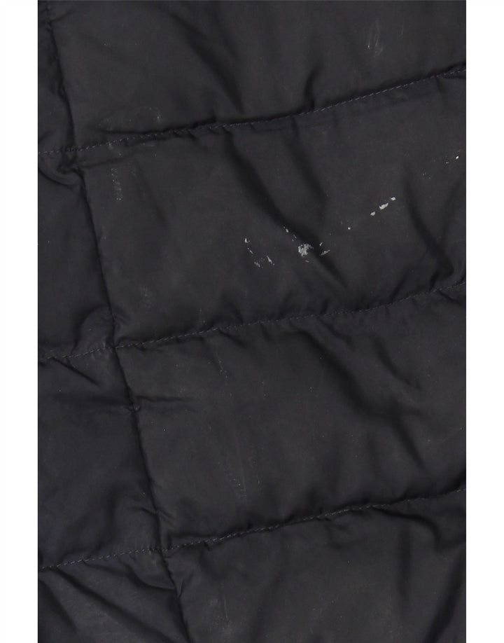 Giacca imbottita con cappuccio da donna Joules UK 14 grande poliestere blu navy