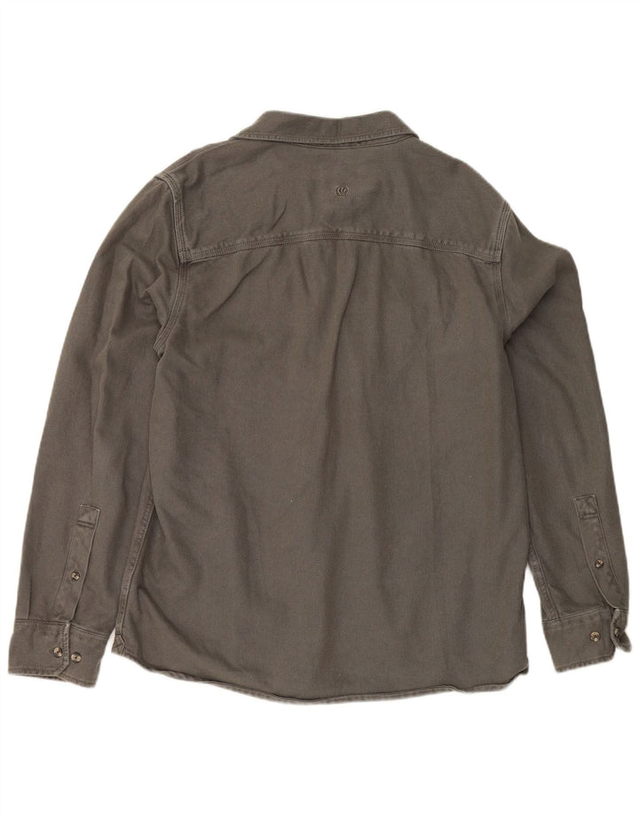 Camicia da uomo Fat Face Large in cotone grigio