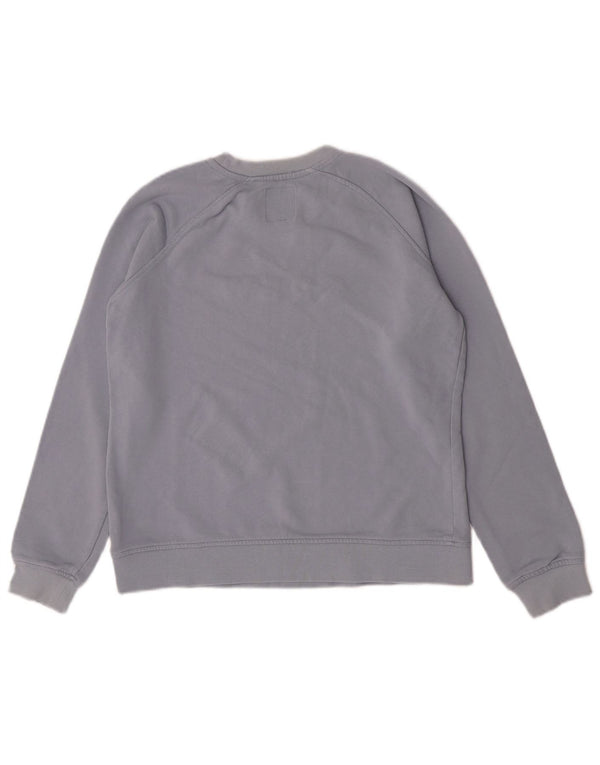Crew Clothing Felpa con grafica da donna Maglione UK 12 Cotone blu medio