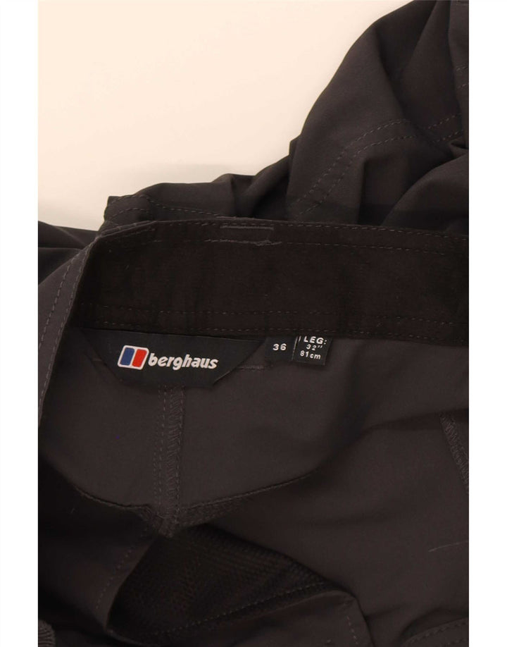 Pantaloni cargo da escursionismo da uomo Berghaus W36 L32 grigio poliammide