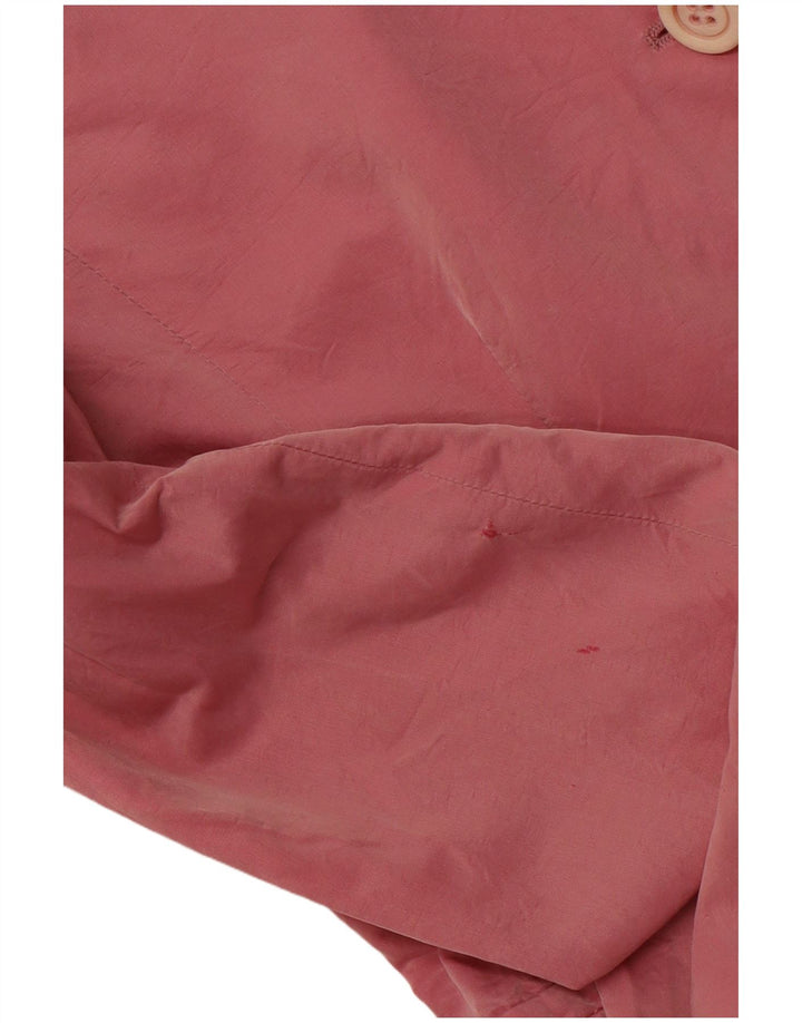 Giacca blazer a 3 bottoni da donna HUGO BOSS UK 14 grande cotone rosa