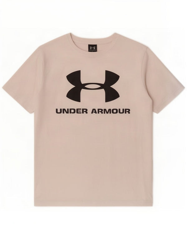 T-shirt grafica da donna Under Armour Top UK 14 grande cotone bianco