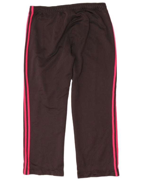 Pantaloni da tuta Adidas Climalite da donna UK 16/18 Large Nero Poliestere