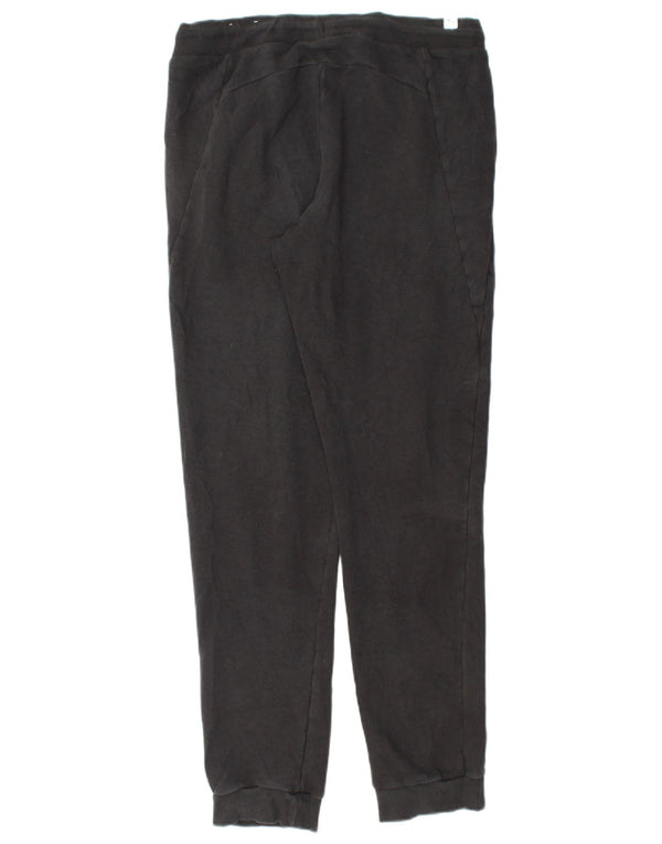 Pantaloni da tuta con grafica PUMA da donna Joggers UK 12 Medium Black Cotton