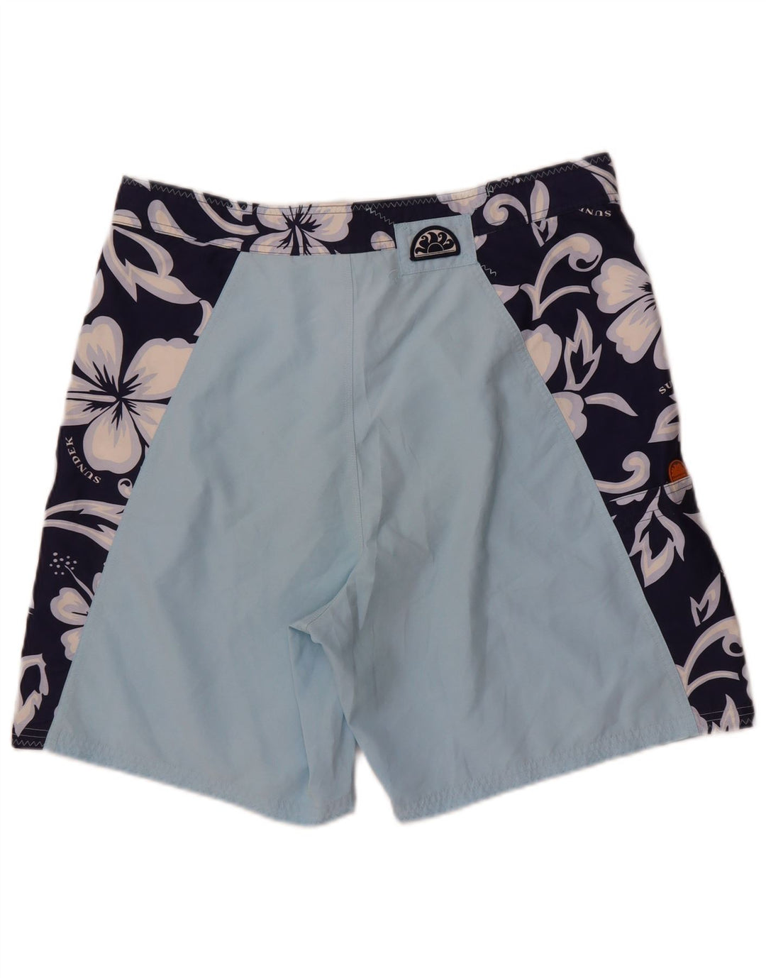 Pantaloncini da bagno da uomo Sundek XL poliestere floreale blu