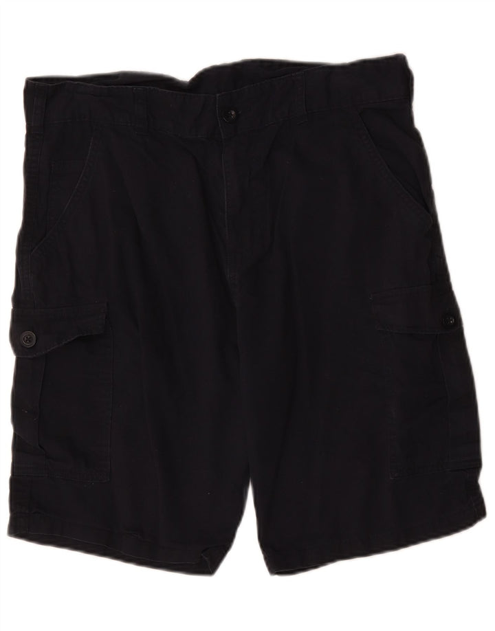 Pantaloncini cargo da uomo Mountain Warehouse W34 Large in cotone blu navy