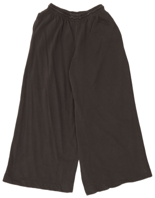 Pantaloni da tuta larghi a vita alta da donna Zara UK 10 piccoli grigi