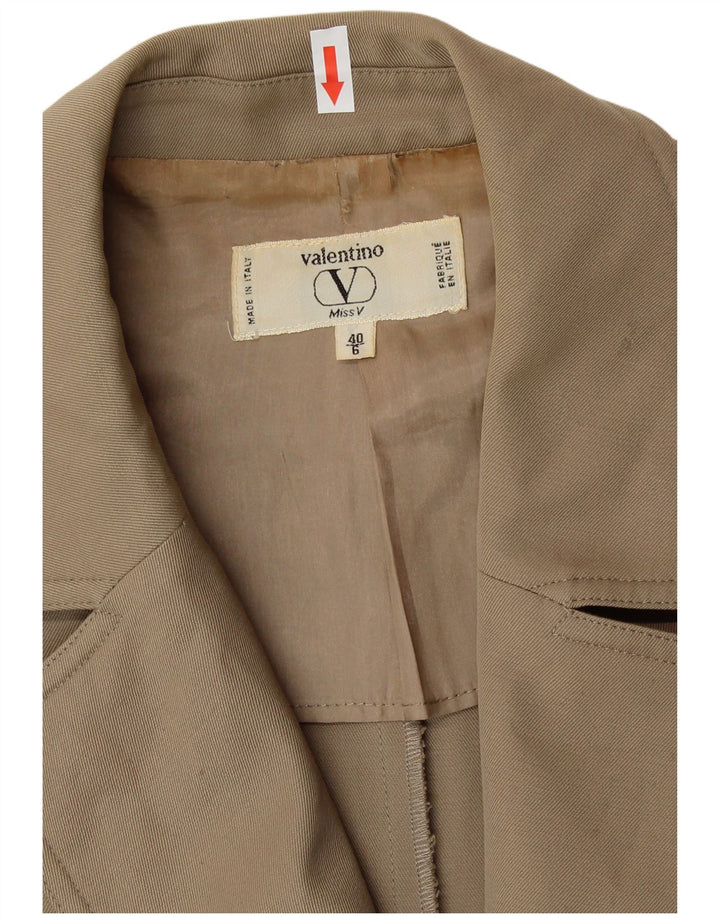 Giacca blazer oversize da donna Miss V Valentino IT 40 piccola beige