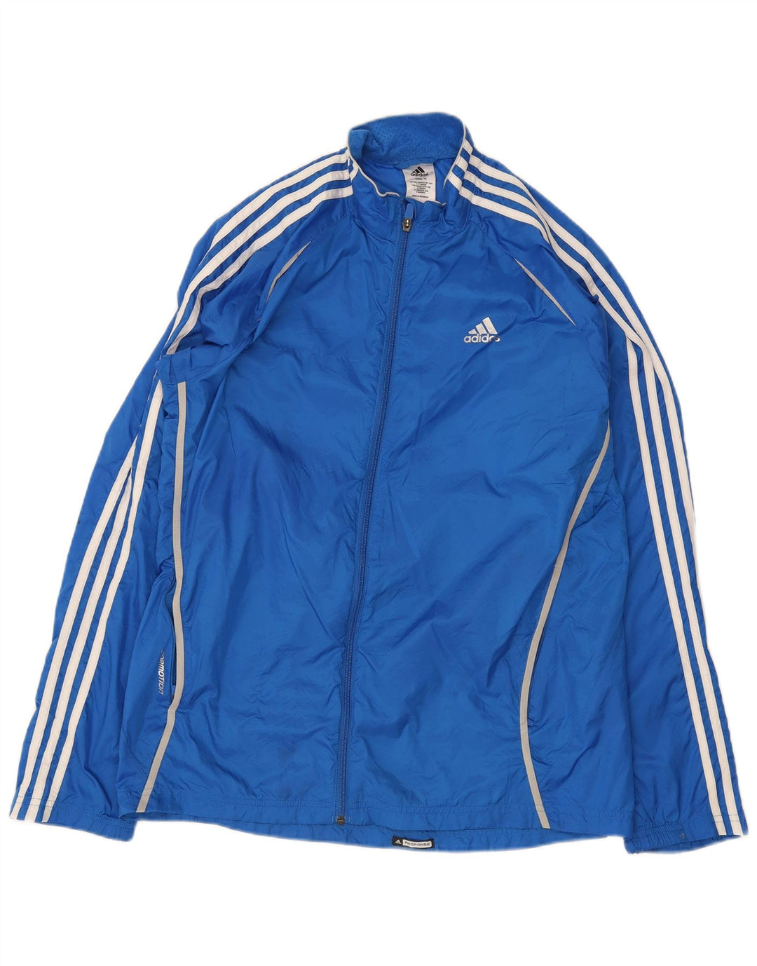 Giacca da ginnastica Adidas Response da uomo di colore blu medio