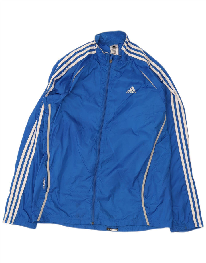 Giacca da ginnastica Adidas Response da uomo di colore blu medio