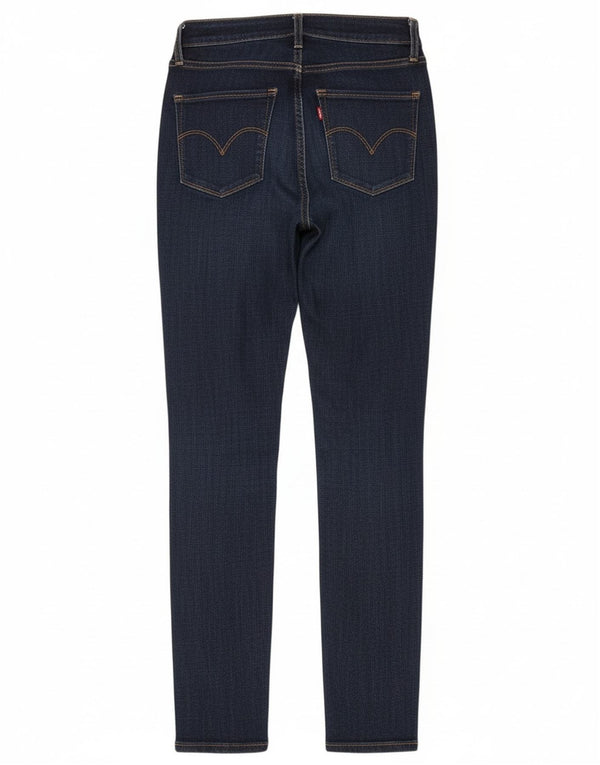 Jeans skinny a vita alta Levi's 721 da donna W27 L32 in cotone blu navy