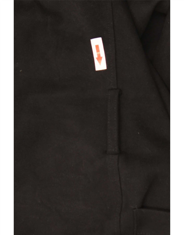 Soprabito oversize aperto da donna Zara UK 10 piccolo classico in poliestere nero