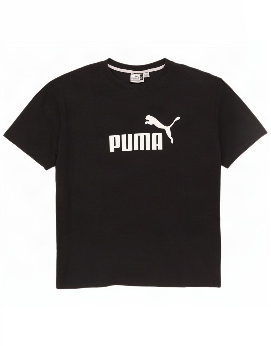 T-shirt grafica da uomo Puma Top XL in cotone nero