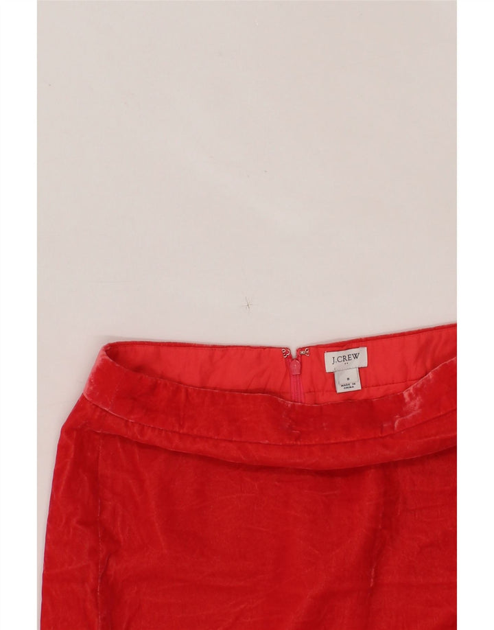 J. CREW Womens Mini Skirt US 8 Medium W32  Red Polyester Vintage J. Crew and Second-Hand J. Crew from Messina Hembry 