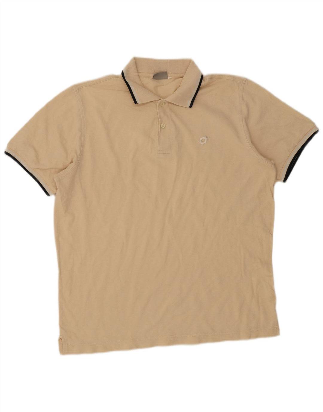Polo da uomo Lotto XL a righe beige