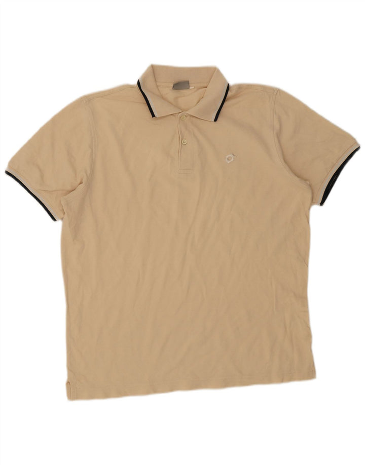 Polo da uomo Lotto XL a righe beige