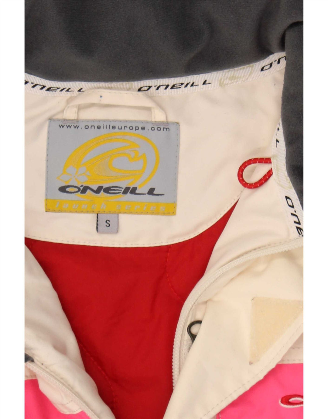 Giacca a vento da donna O'Neill UK 10 Small Poliestere color block bianco