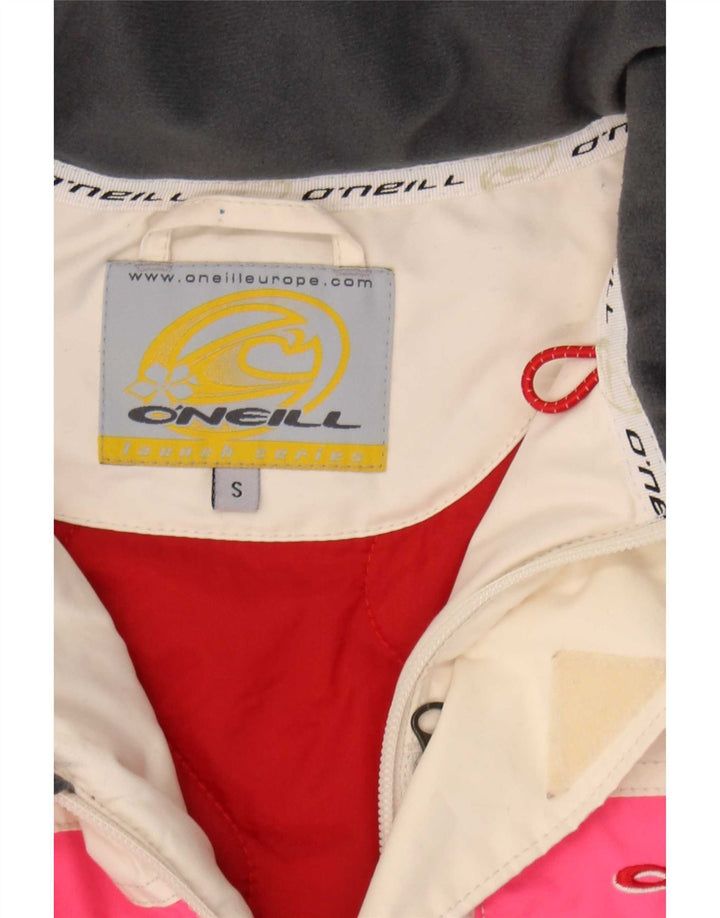 Giacca a vento da donna O'Neill UK 10 Small Poliestere color block bianco