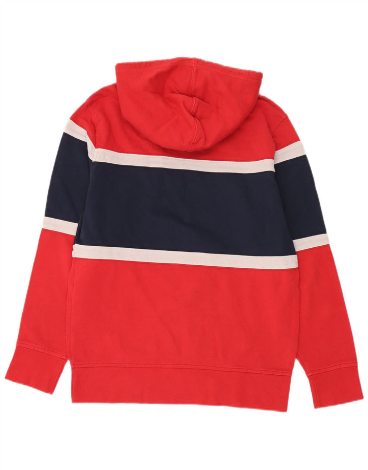 Maglione con cappuccio grafico da uomo Levi's piccolo in cotone color block rosso