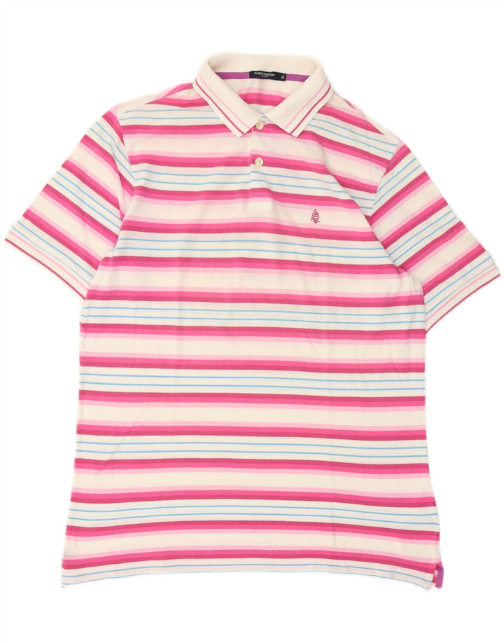 Polo da uomo Marina Yachting XL in cotone a righe rosa