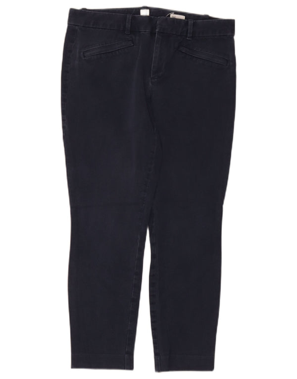 Pantaloni skinny corti da donna Gap UK 10 piccoli W32 L25 cotone blu navy