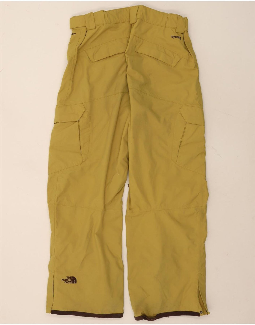 Pantaloni da sci cargo da uomo The North Face Large in nylon giallo