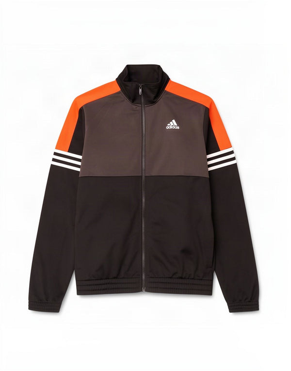 Giacca da tuta da uomo Adidas UK 36/38 Small Poliestere color block nero