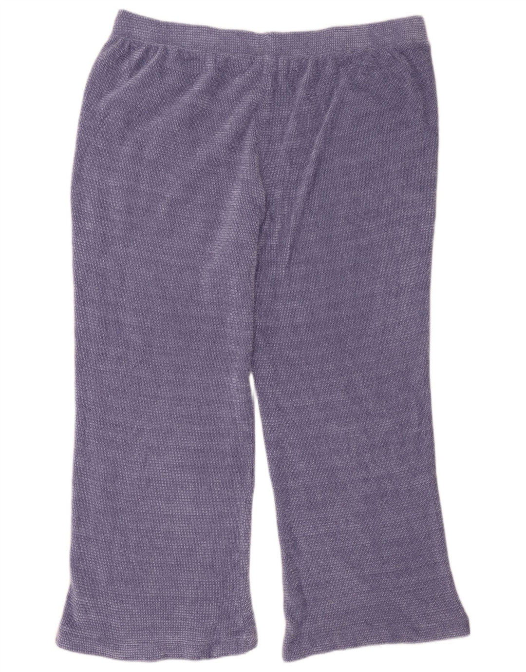Pantaloni da tuta in maglia da donna Marks & Spencer UK 18 XL Poliestere viola