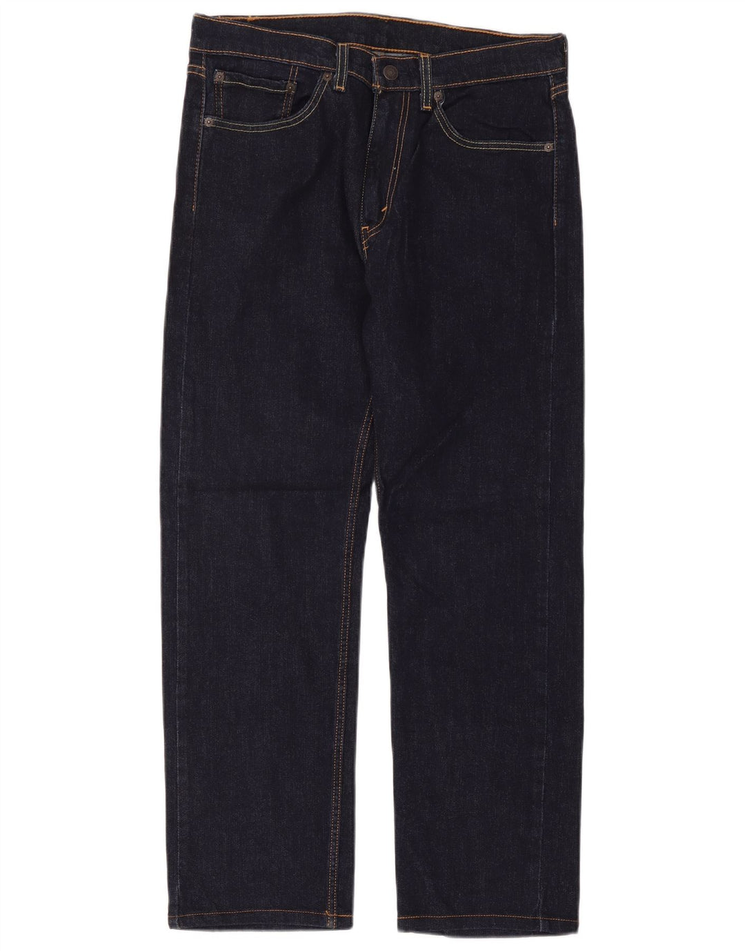 Jeans dritti da uomo Levi's W32 L32 in cotone blu navy