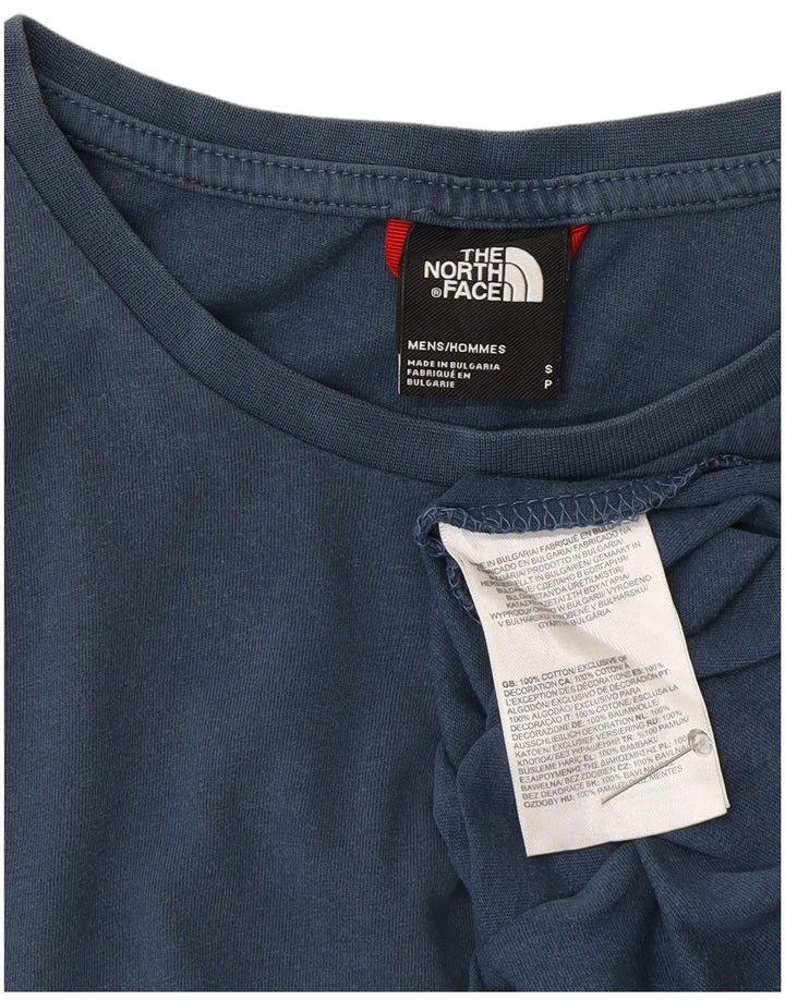 T-shirt da uomo The North Face Top Small in cotone blu