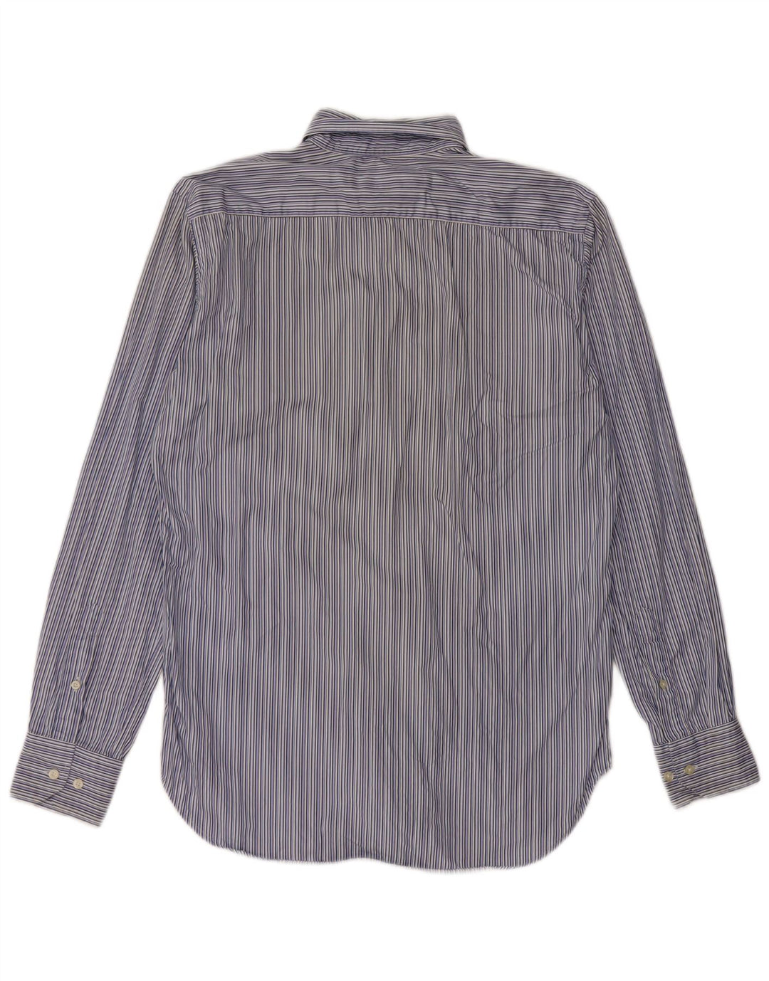 Camicia Etro Uomo Taglia 40 Cotone Rigato Medio Blu