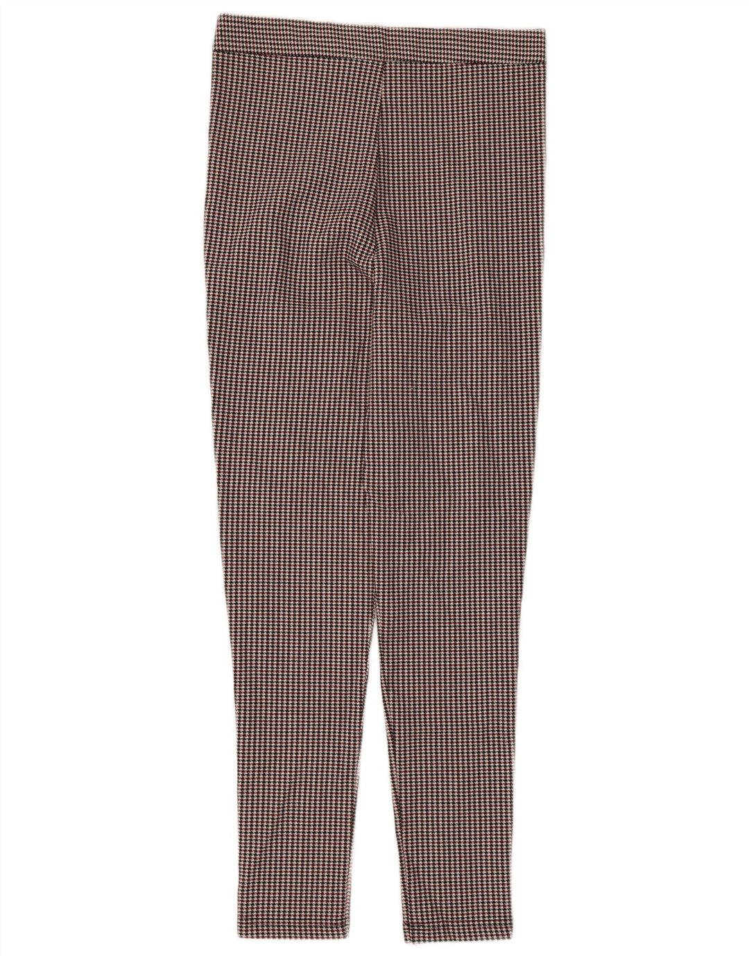 Pantaloni da Abito Slim da Donna ZARA Medi W28 L27 Pied De Poule Multicolore