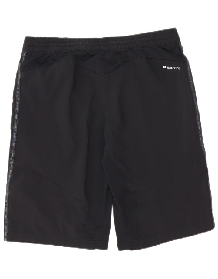 Pantaloncini sportivi Adidas Climacool da uomo piccoli in poliestere nero