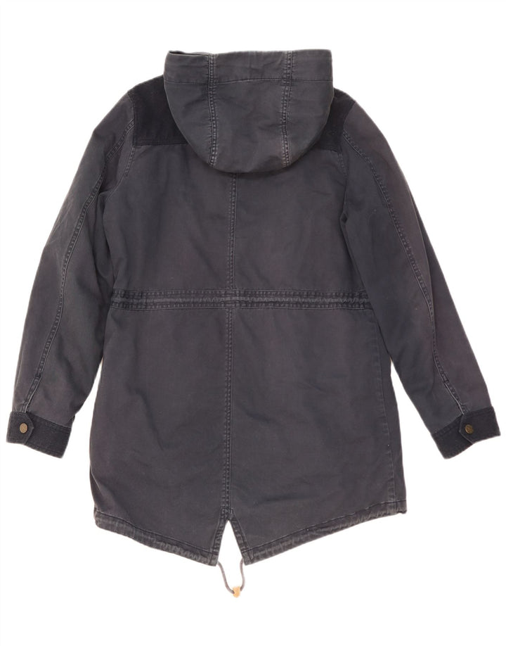 Giacca Parka con cappuccio da donna Fat Face UK 14 Poliestere medio blu navy
