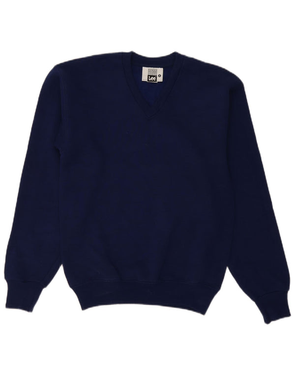 Felpa da uomo Lee Maglione piccolo in cotone blu navy