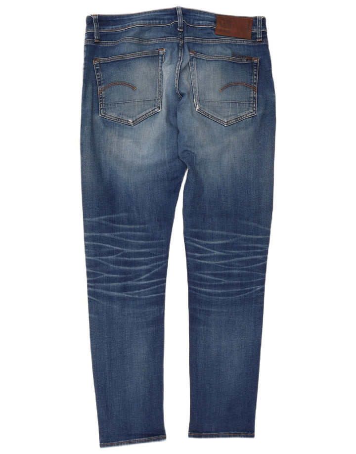 Jeans slim da uomo G-STAR 3301 W34 L34 poliestere blu