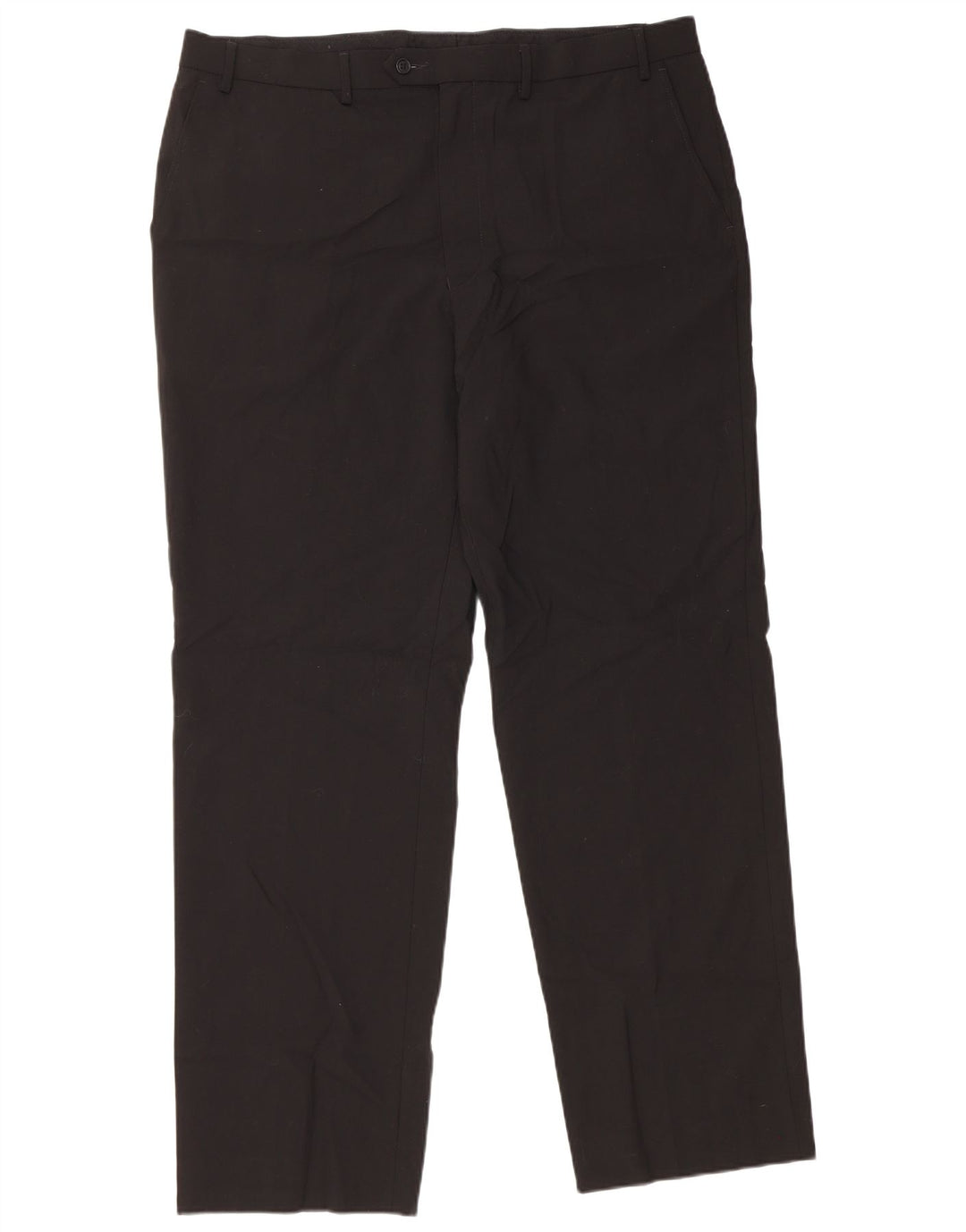 Pantaloni da abito su misura da uomo Marks & Spencer W40 L33 classici in lana nera