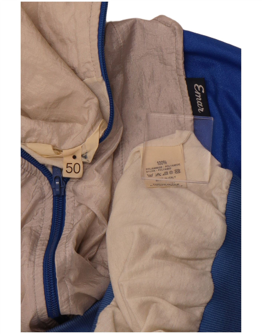 Giacca da tuta da uomo vestibilità ampia VINTAGE IT 50 Colorblock grigio medio