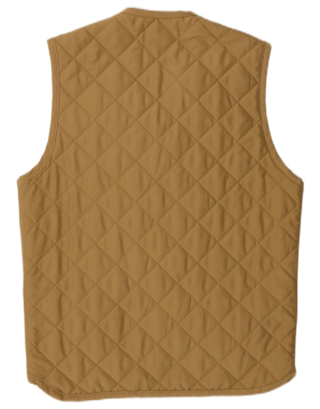 Gilet trapuntato da donna Elizabeth Ascot UK 14 Poliestere beige medio
