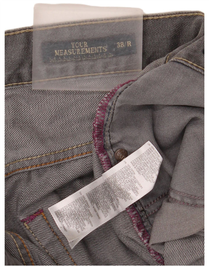 Jeans dritti da uomo White Stuff W38 L32 cotone grigio