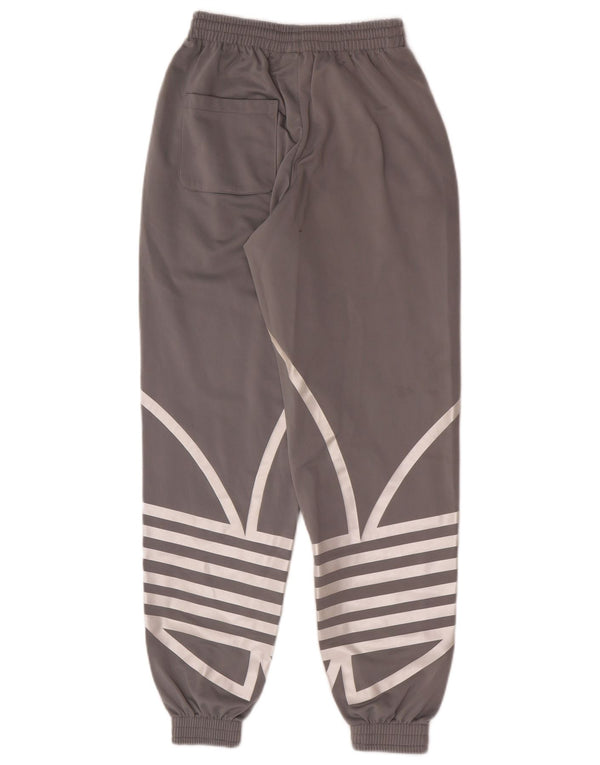 Adidas Pantaloni da tuta con grafica da donna Joggers UK 4 XS Grigio Sport