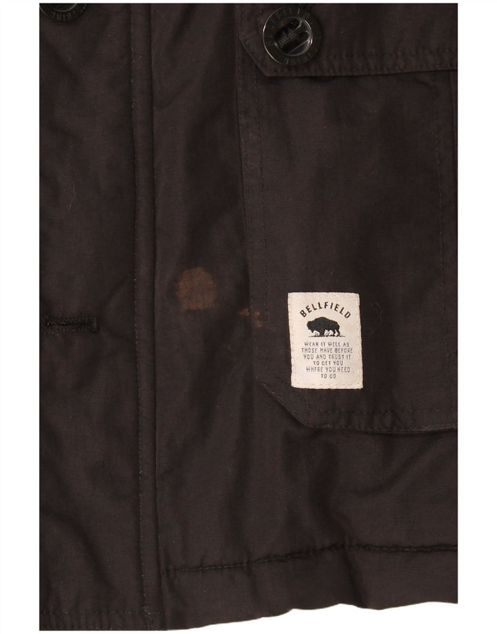 Giacca utility da uomo Bellfield UK 40 grande poliestere nero