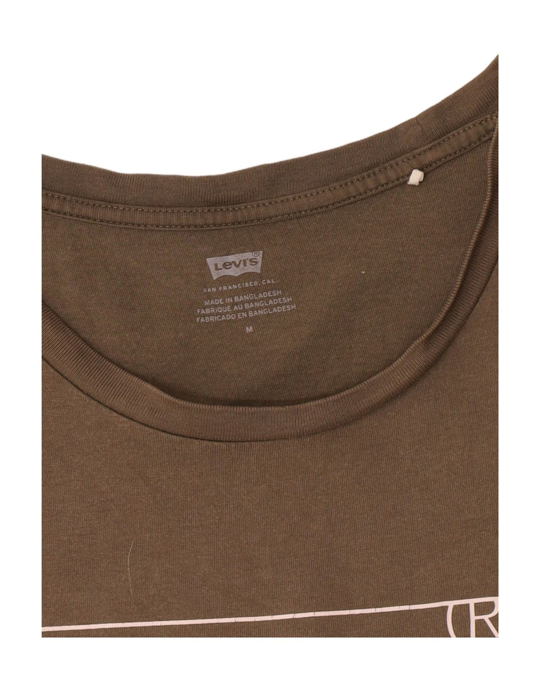 T-shirt grafica da donna Levi's Top UK 14 Medium Khaki